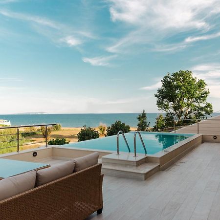 Villa Vasillis-Heated Swimming Pool With Infinity View Vitaládes Exterior foto