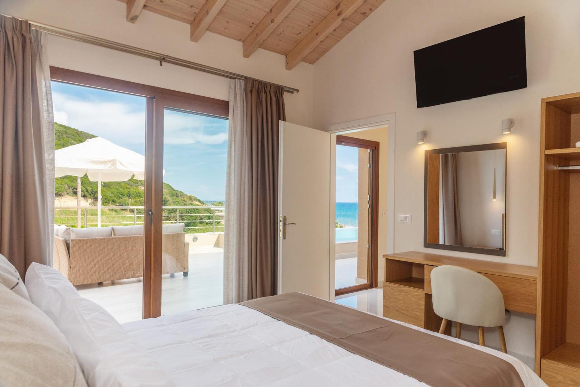 Villa Vasillis-Heated Swimming Pool With Infinity View Vitaládes Exterior foto